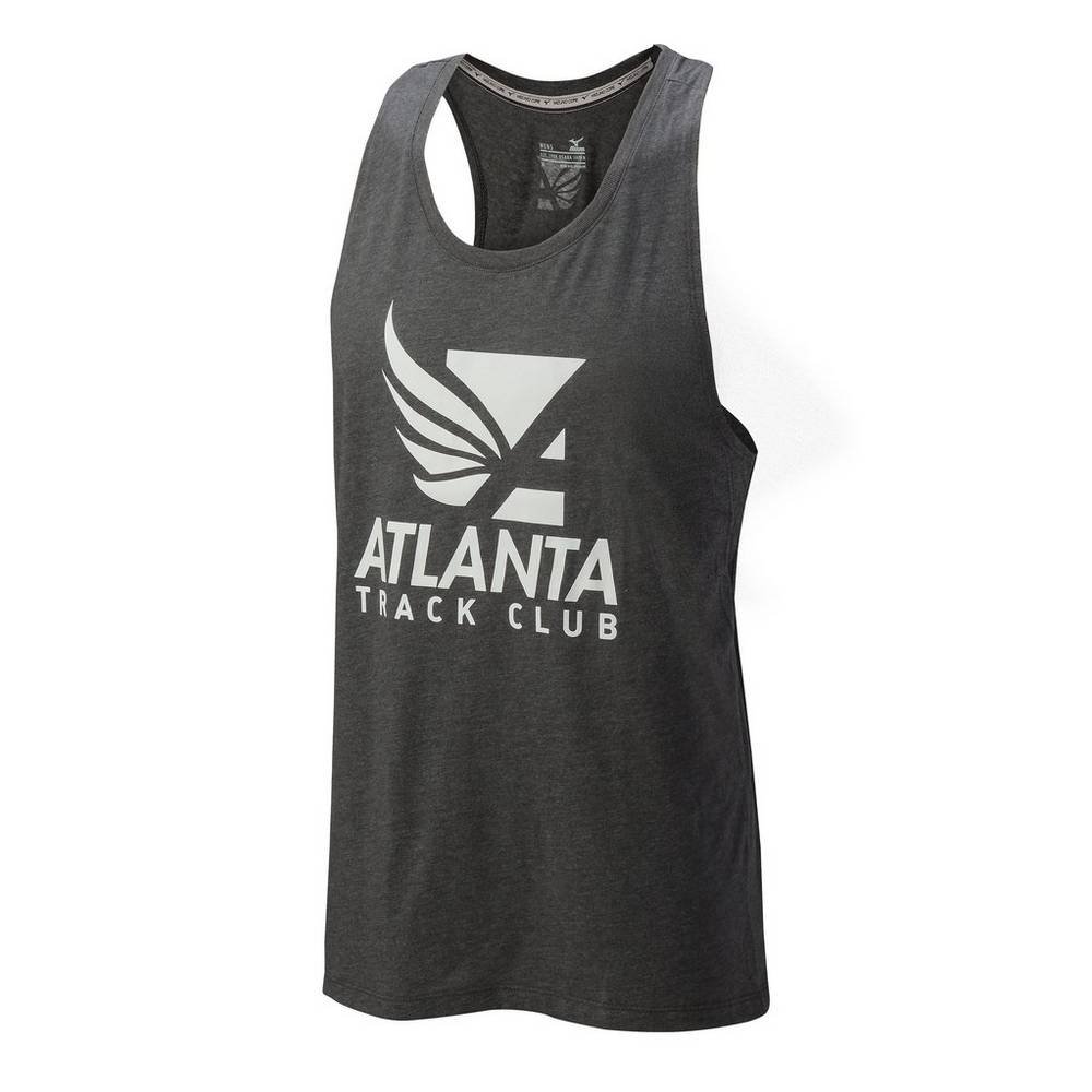 Camiseta De Tirantes Mizuno Atlanta Track Club 50/50 Hombre Gris España JVOA-39642